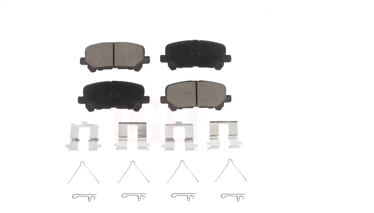 Honda odyssey rear rotors and ceramic pad