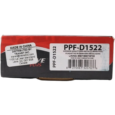 TRANSIT WAREHOUSE - PPF-D1522 - Front Semi Metallic Pads