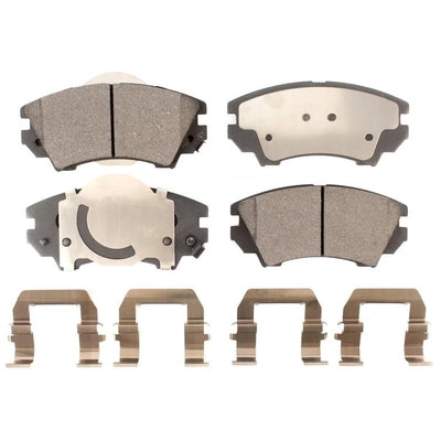 Front Semi Metallic Pads by TRANSIT WAREHOUSE - PPF-D1404