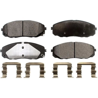 Front Semi Metallic Pads by TRANSIT WAREHOUSE - PPF-D1814