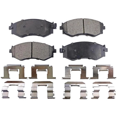 Front Semi Metallic Pads by TRANSIT WAREHOUSE - PPF-D462