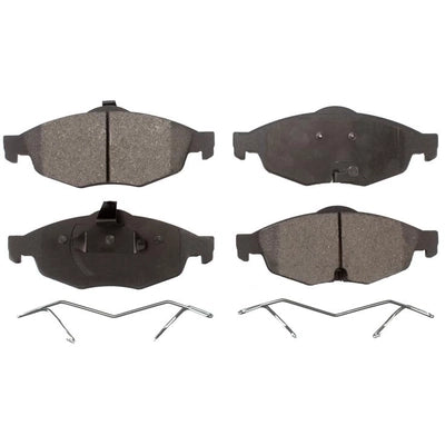 Front Semi Metallic Pads by TRANSIT WAREHOUSE - PPF-D869