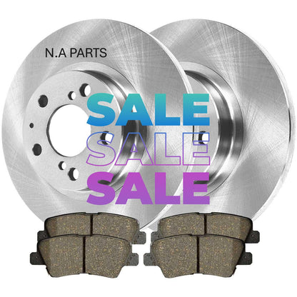 front-rear-brake-rotors-ceramic-pads-2004-2005-2006-toyota-camry