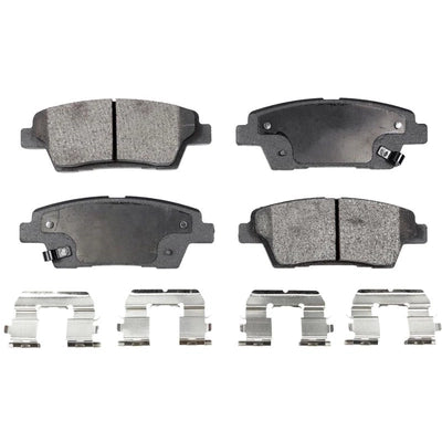 Rear Semi Metallic Pads by TRANSIT WAREHOUSE - PPF-D1551
