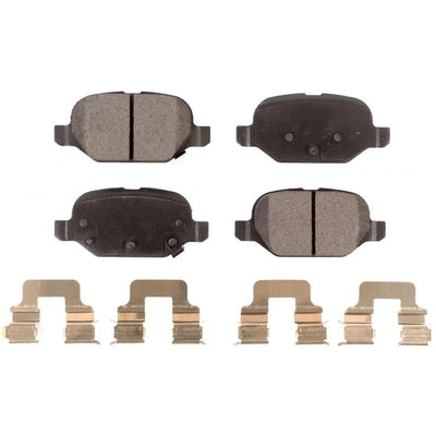 Rear Semi Metallic Pads by TRANSIT WAREHOUSE - PPF-D1569