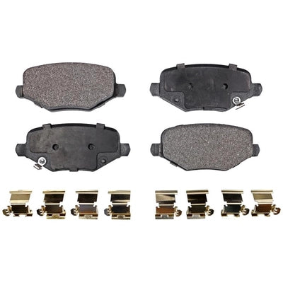 Rear Semi Metallic Pads by TRANSIT WAREHOUSE - PPF-D1719