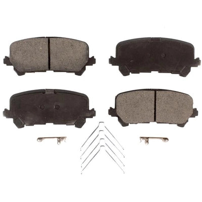 Rear Semi Metallic Pads by TRANSIT WAREHOUSE - PPF-D1724