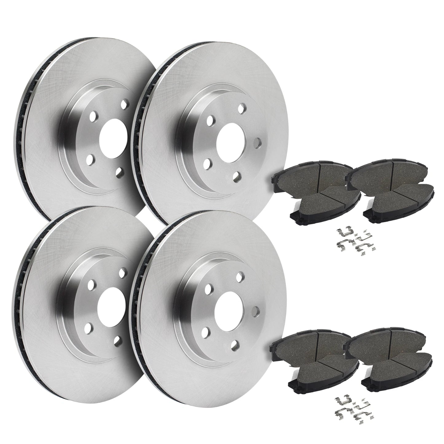 front-rear-brake-rotors-ceramic-pads-2004-2005-2006-toyota-camry