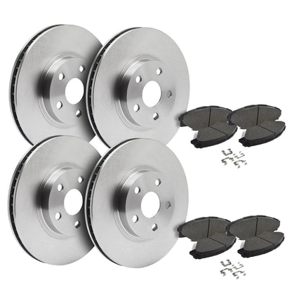front-rear-brake-rotors-ceramic-pads-2004-2005-2006-toyota-camry