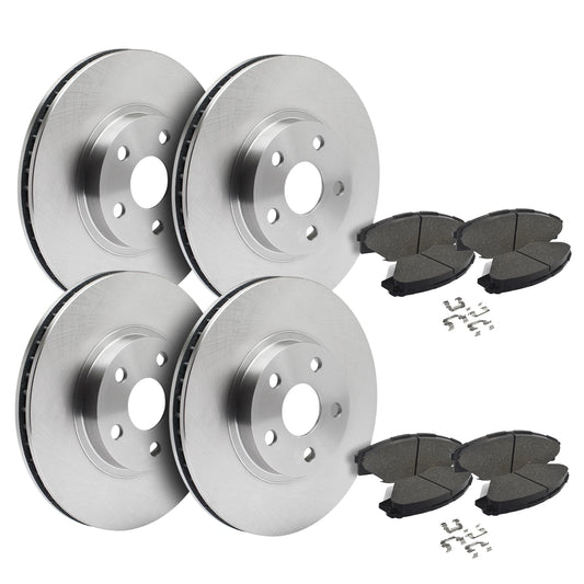 front-rear-brake-rotors-ceramic-pads-2004-2005-2006-toyota-camry